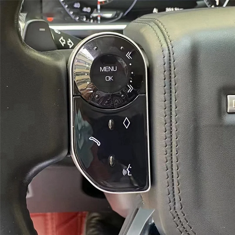 

A42M-Car Steering Wheel Buttons For Range Rover L405 Sport L494 For Land Rover Discovery 5 Style Keys Touch Button
