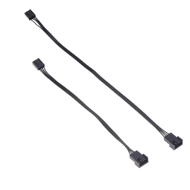 5PCS 4Pin PWM CPU Fan Wire Connector Adapter Computer Fan Extension Power Cable Replacement Accessories 24AWG