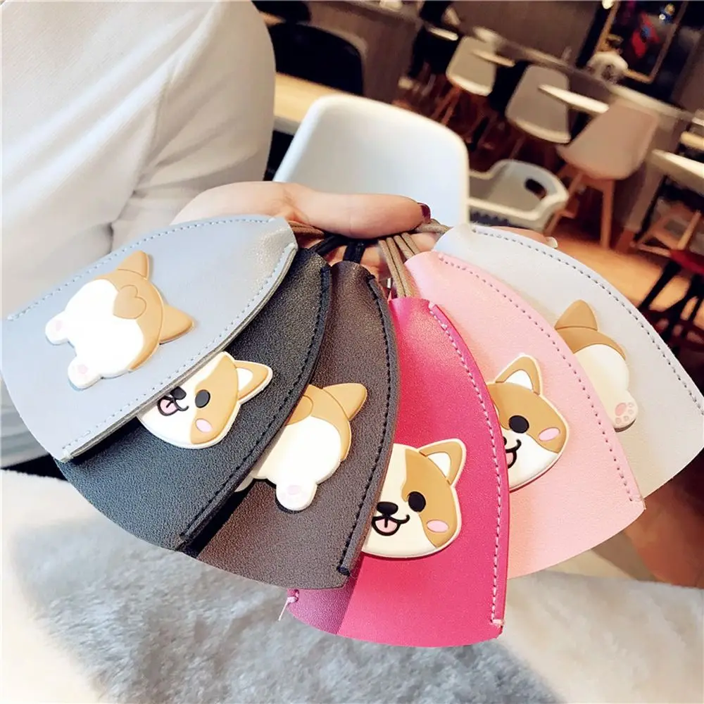 Cartoon Animals Corky Bag Women Car Key Keychain Pouch Key Wallets Pull Type Key Bag Housekeepers Key Holder