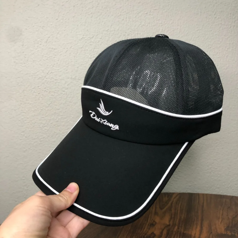 

Cycling Hat Mesh Top Climbing Hats Breathable Foldable Baseball Mesh Caps Sun Visors Adjustable Running Cap Camping Hiking