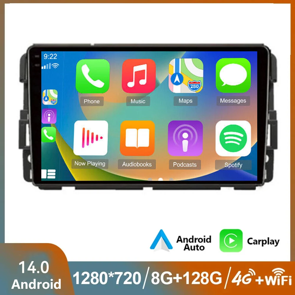 

Android 14 Car Radio Multimedia Video Player Navigation GPS 2 din For Chevrolet Silverado Impala GMC Yukon Acadia Sierra Stereo