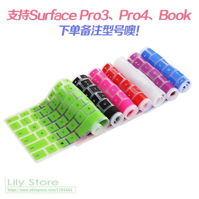 

Protective Laptop Notebook Keyboard Cover Protector skin For Microsoft Surface Book 2 15 15.6 inch