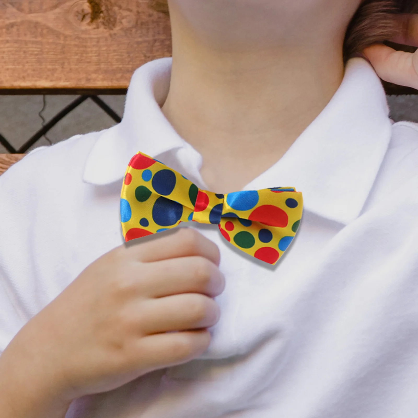 

Children Bow Tie Accessory Suspender Clown Clothes Kids Boys Halloween Party Costume Toddler Suspenders Colorful