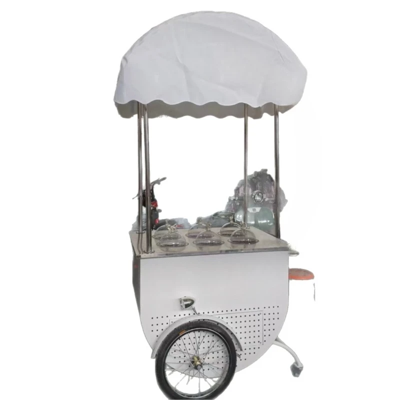 Ice Cream Mobile Dining Car, Special Ice Cream Equipment For Outdoor Stalls