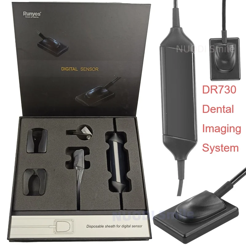Original Runyes Dental Digital X-Ray RVG Sensor DR730 Intraoral X ray Sensor Imaging System Dentistry X-ray Radiography Sensor