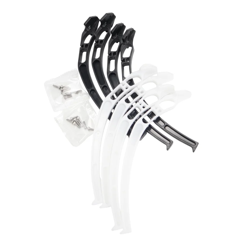 Universal Drone Landing Gear 4PCS, 150mm Height Skid for F450 F550 SK480, Black White Tripod Legs