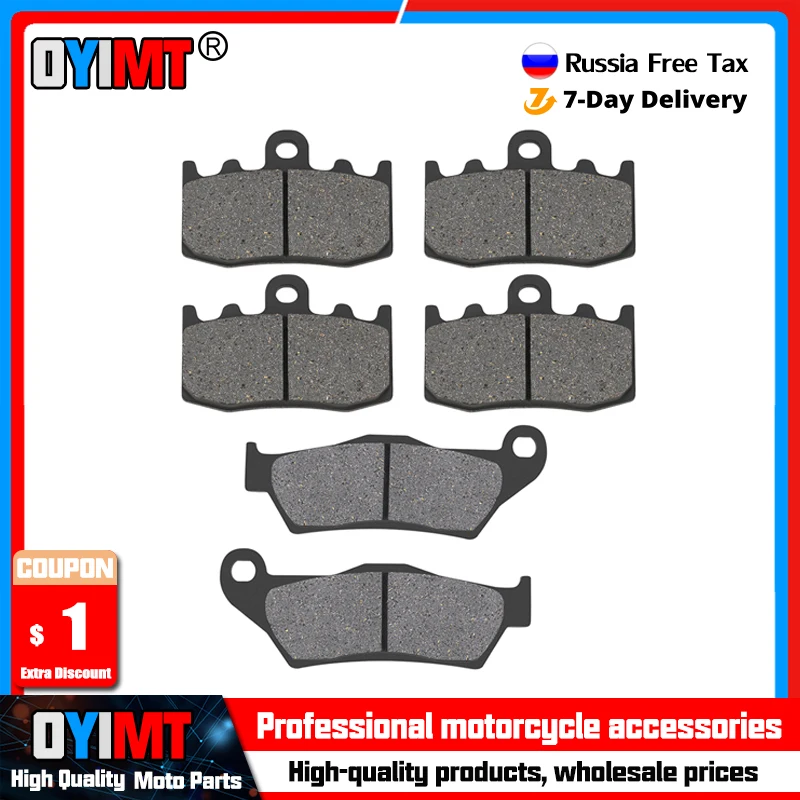 Motorcycle Front Rear Brake Pads for BMW R1100S R850RT R1150GS R1150RT R 1200 GS ST RT RG1200GS K1200GT K1200S K1300S K1300GT