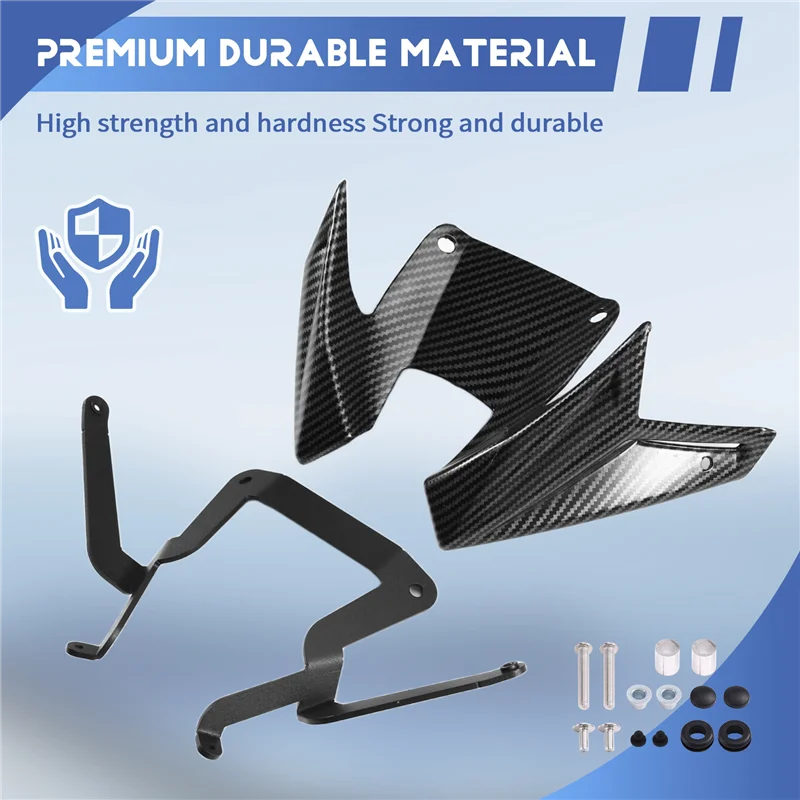 

For Honda CB500 Hornet CB 500 2024 2025 Front Motorcycle Wing Spoiler Downforce Aerodynamic Fairing Winglets Carbon