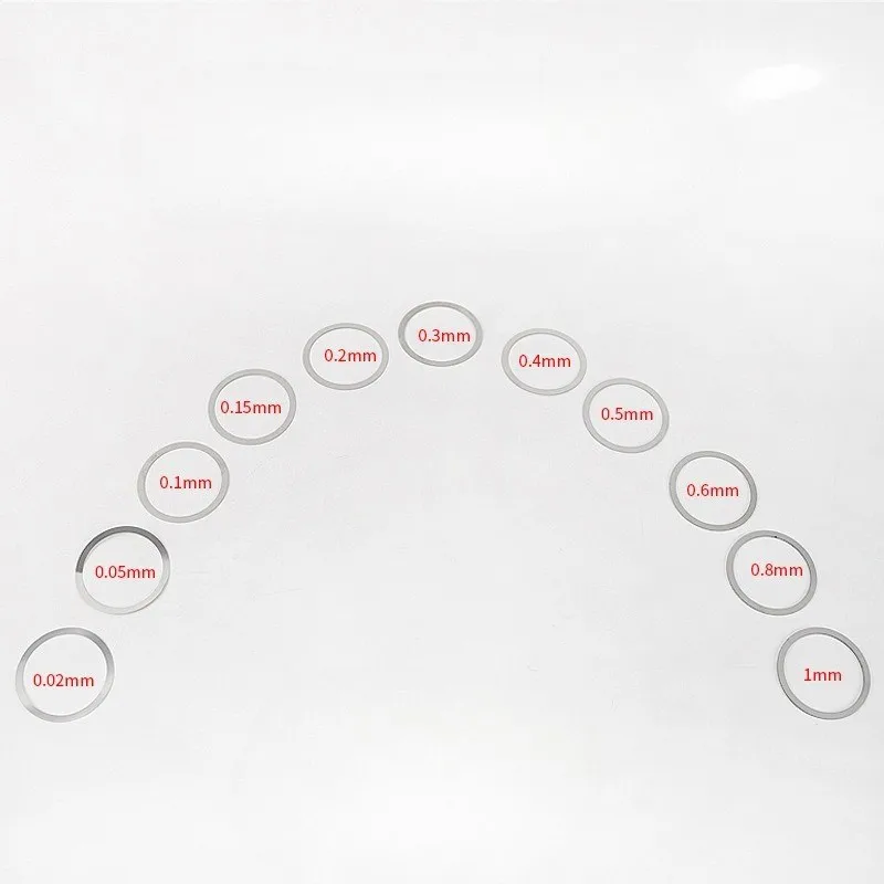 11 個 M42/M48/M54 0.02-1 ミリメートルフランジ焦点距離調整シムガスケットパッド望遠鏡カメラ天体写真用