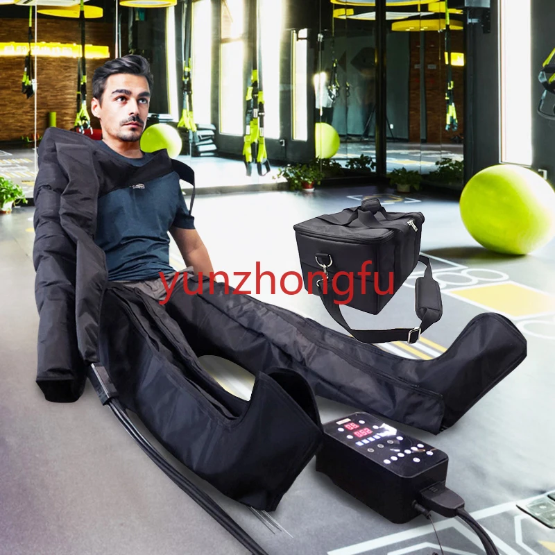 Pressotherapy Apparatus Recovery Air Compression Full Package Boot Arm Waist Pump Duffel Sequential  Massager System