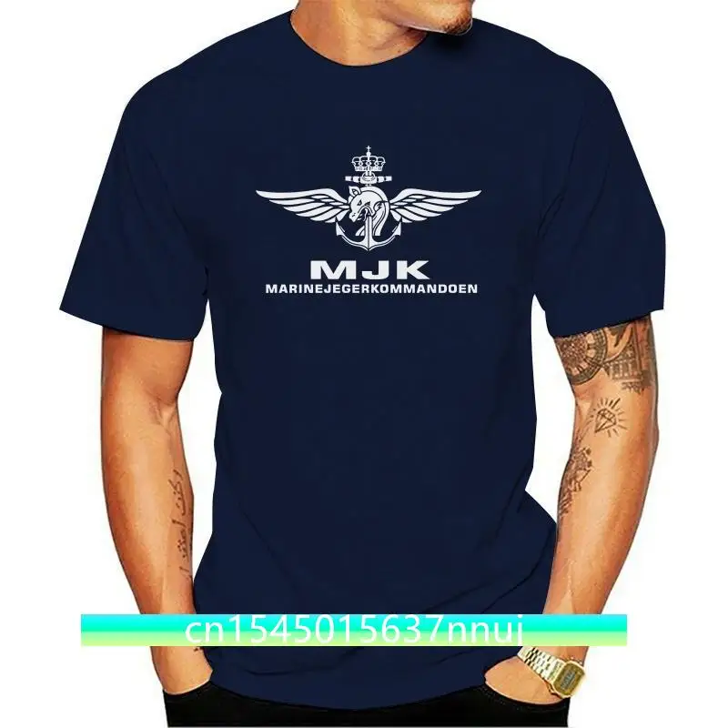 

2019 Summer Fashion Hot Sale Men O-Neck T Shirt Inspired Norwegian Norway MJK Marine JegerKommandoe Design T Shirt