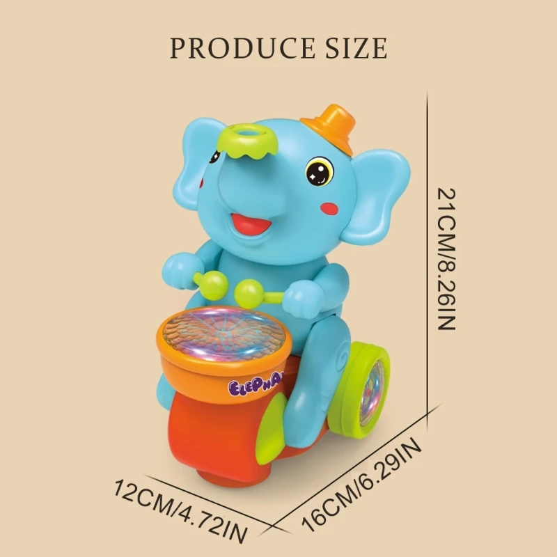 Interactive Walking Elephant Toy For Kids Promotes Physical Activity And Sensory Fine Motor Skill Development Music Toy