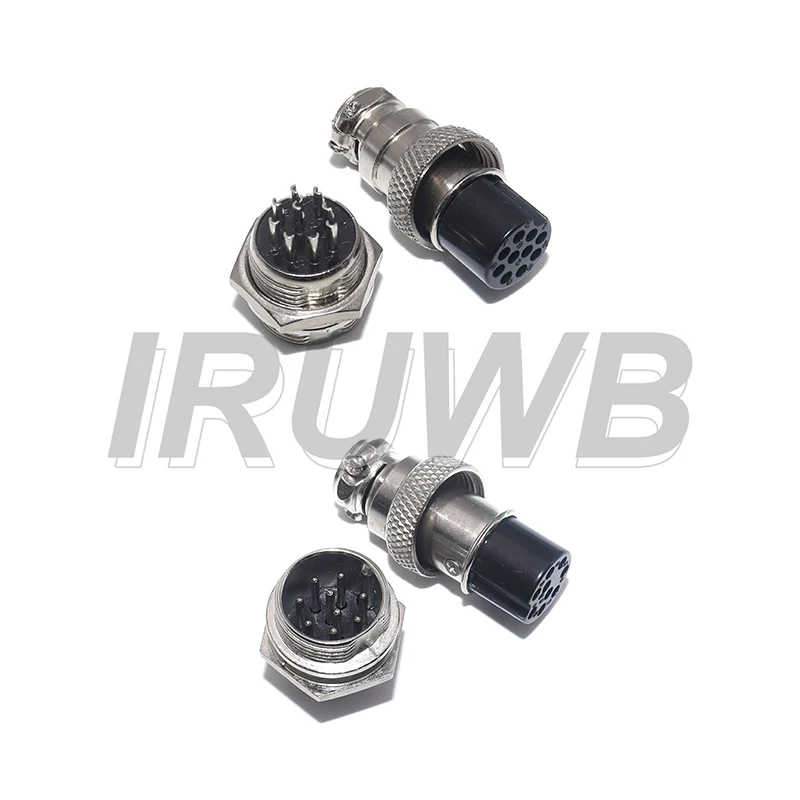 1Set GX16 16mm Metal Circular Aviation Connector  Socket Plug 2PIN 3PIN 4PIN 5PIN 6PIN GX16 2/3/4/5/6/7/8/9 Pin Male & Female