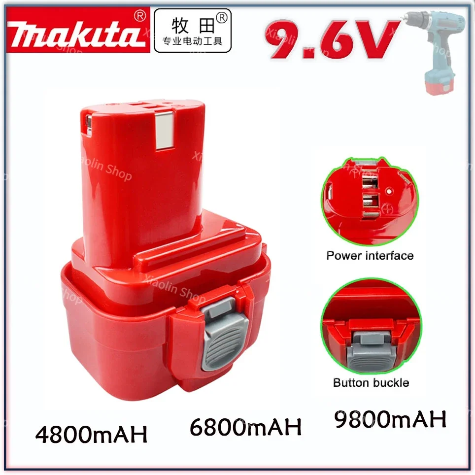 

Makita 9.6V 4800MAh 6800MAH 9800MAH NI-MH Power Tools Battery MAKITA 9120 9122 9133 9134 9135 9135A 6222D 6260D PA09 L70