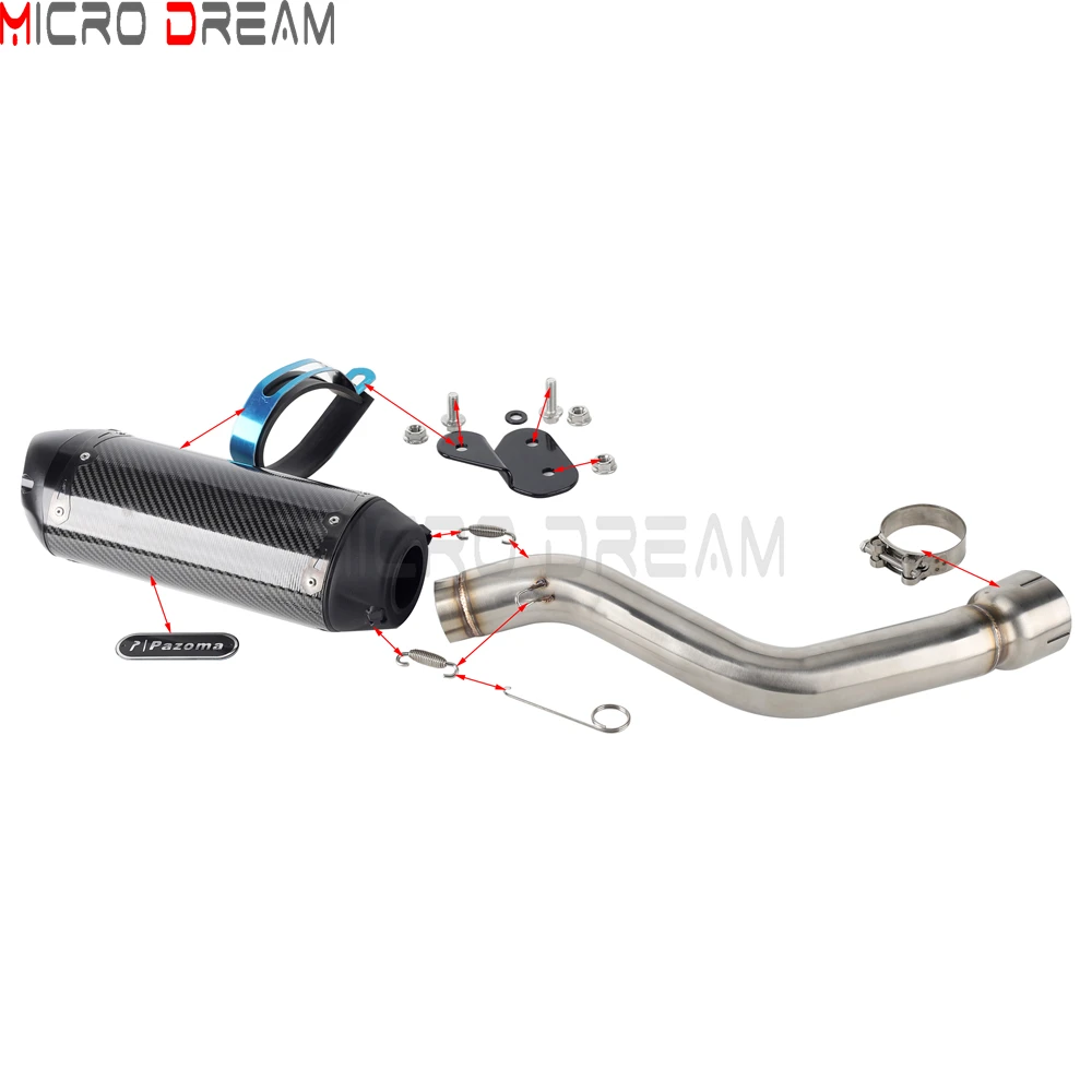 Motorcycle Exhaust System Slip-On Muffler Pipe W/Mounting Screw For Harley Pan America 1250 RA1250 RA1250S 2021-26 1250 CVO 2026