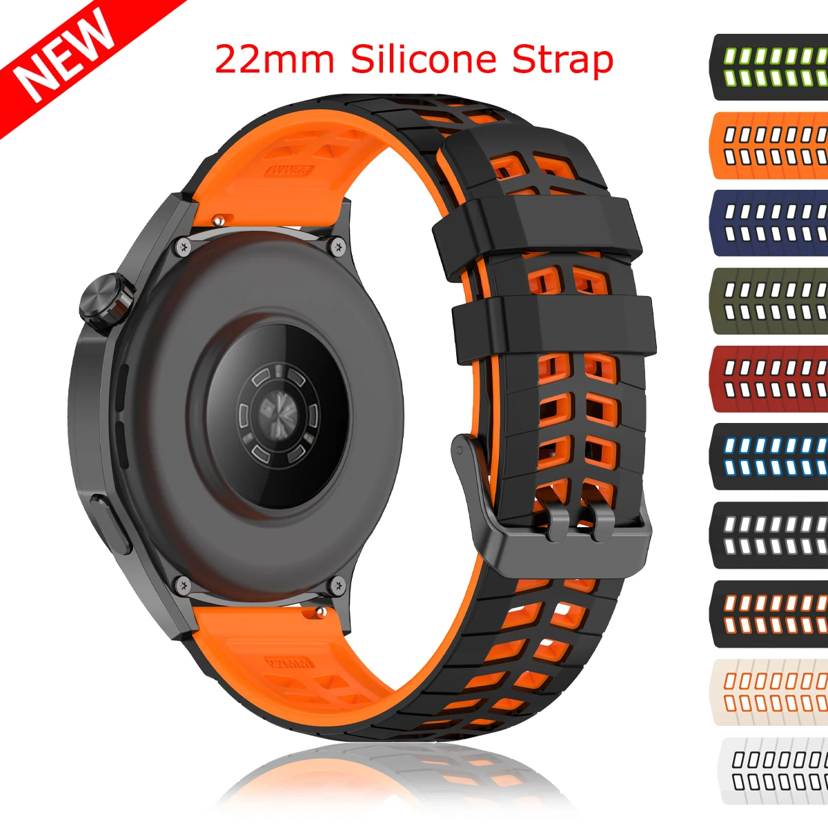 스포츠 실리콘 22mm 스트랩 COROS PACE 3 / APEX 2 Pro 시계 밴드 COROS APEX 46mm / APEX Pro 교체용 손목밴드