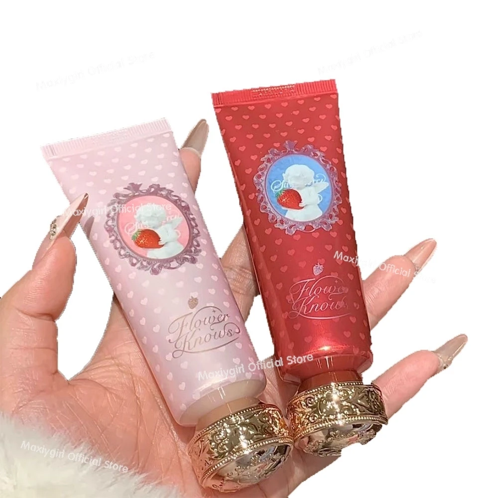 100% Origina Flower Knows Hand Lotion Nourishing Skin Care Strawberry Cupid Series Fruity Milk Fragrance