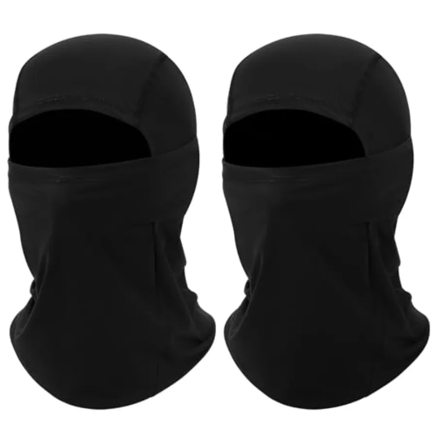 

2 Pack Cooling Balaclava Summer Face Mask, UV Face Cover Sun Protection, Shiesty Full Face Masks for Men Motocycle Cycling