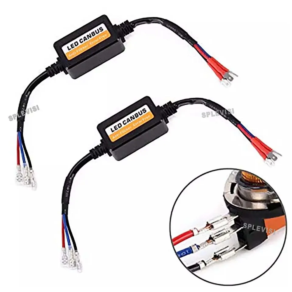 2x50 واط 12 فولت H15 LED لمبة Canbus تحذير تحميل المقاوم الأسلاك Canceler فك الملحقات الفقرة automóvil سيارة led أضواء للسيارة