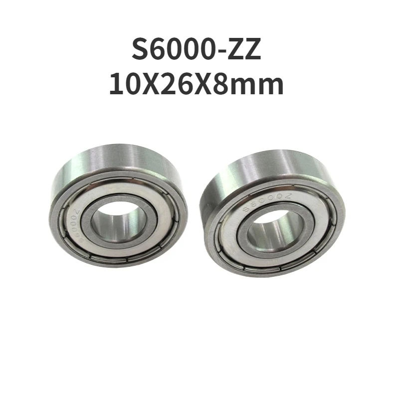 S6000 bearing inner bore 10 outer diameter 26mm thickness 8mm manufacturer antirust stainless steel motor bearing