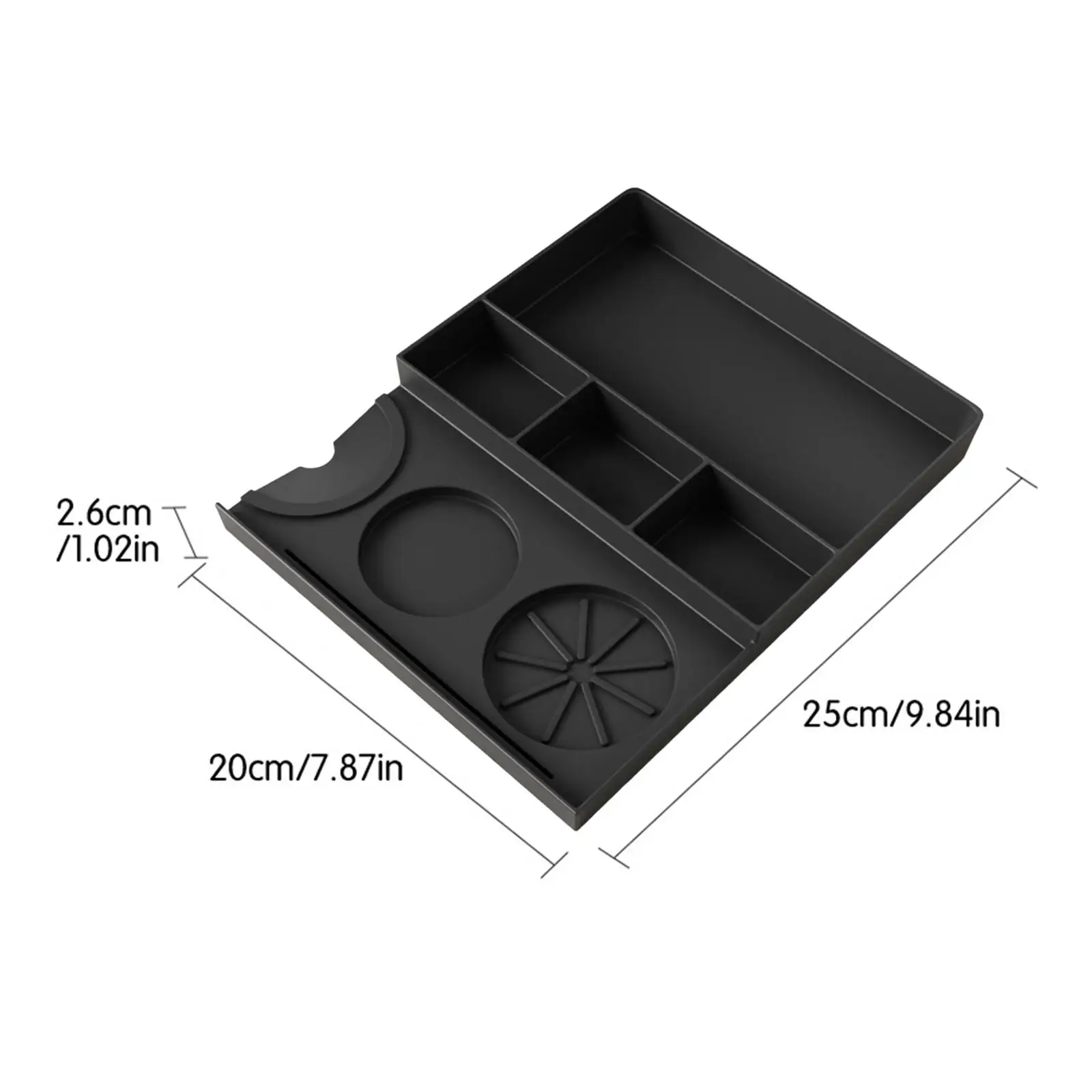 Espresso Tamping Station Knock Box Multifunctional Lightweight for Coffee Lover