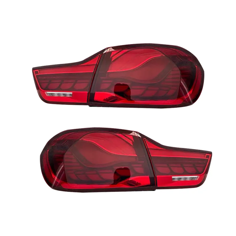 Car Taillight Assembly For BMW 4 Series M4 F32 F82 F33 F83 F36 418 420 430 GTS Dragon Scale LED Rear Lamp Plug And Play