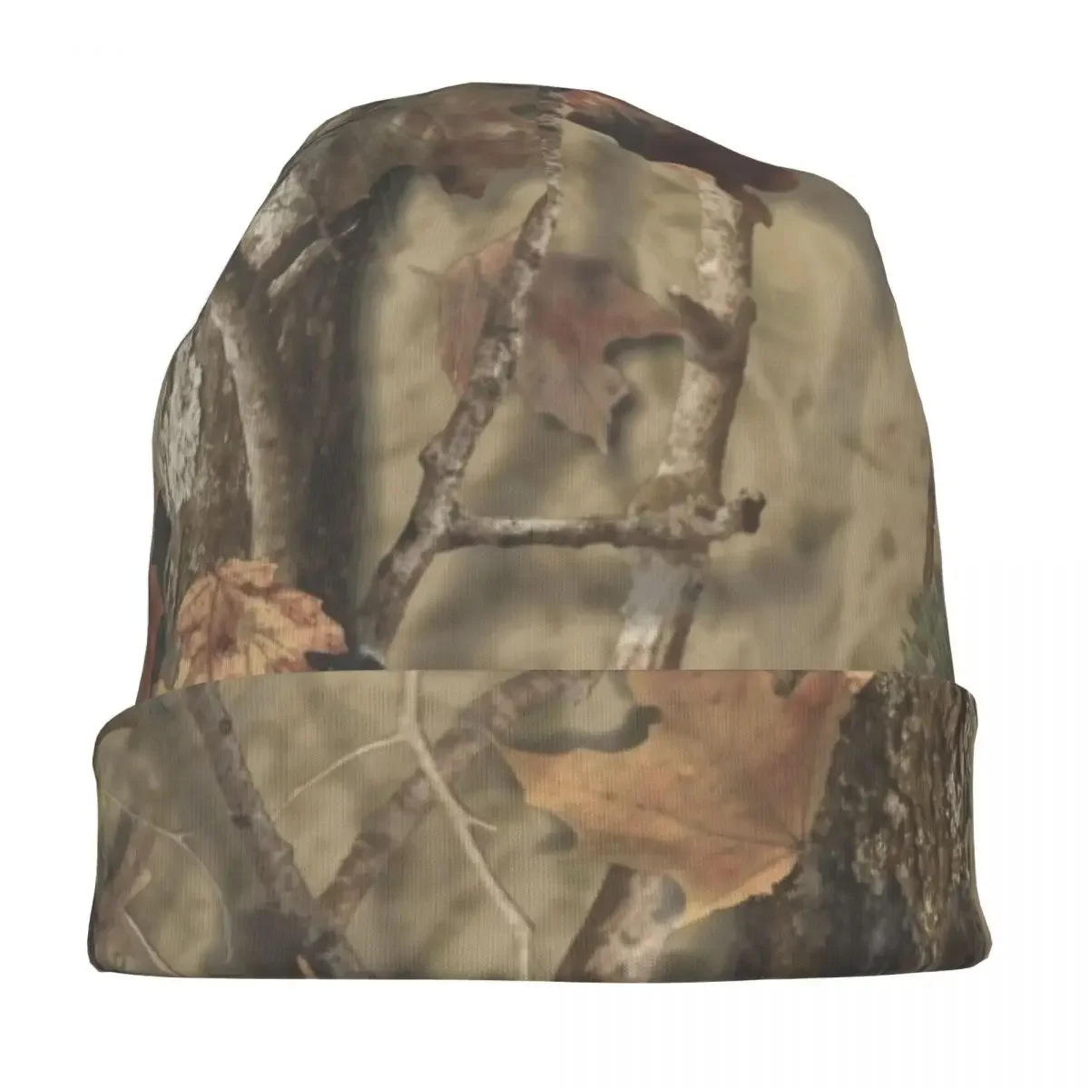 Realistic Tree Hunting Camo Caps Realtree Camouflage Cool Unisex Skullies Beanies Hats Spring Warm Dual-use Bonnet Knit Hat