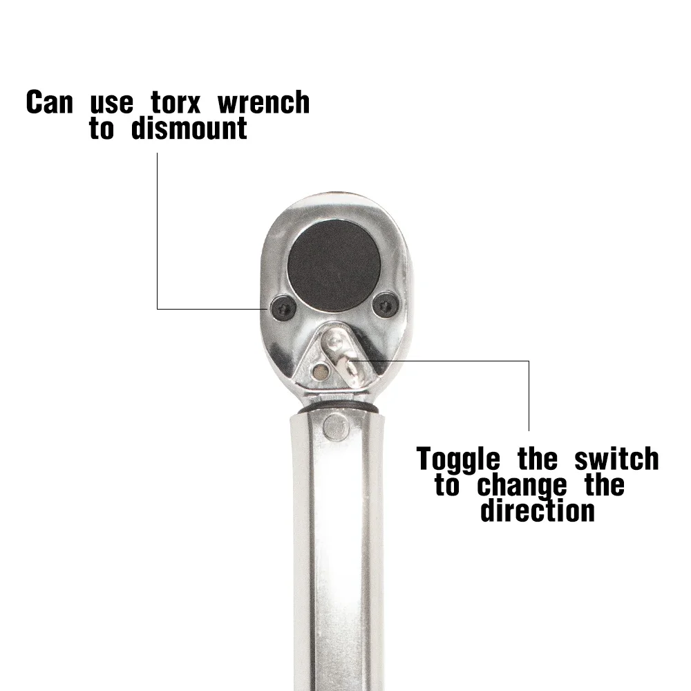 Professional Adjustable Torque Wrench Set 1/4\'\' Drive Spanner Hand Tool with 3/8 Adapter Ideal for Cars Motorbikes and Bicycles