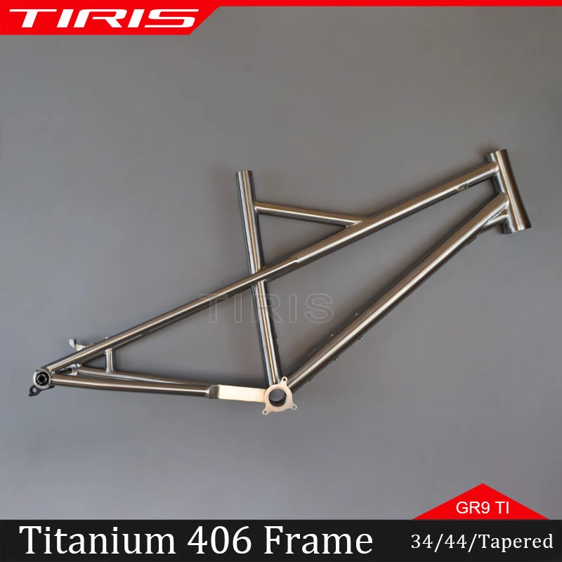 

TIRIS-MK06 Titanium Mini Velo Bike Frame, 20 "Commut, 406 frame，Bicycle Framework, Accessory Parts, 700C /29''Custom