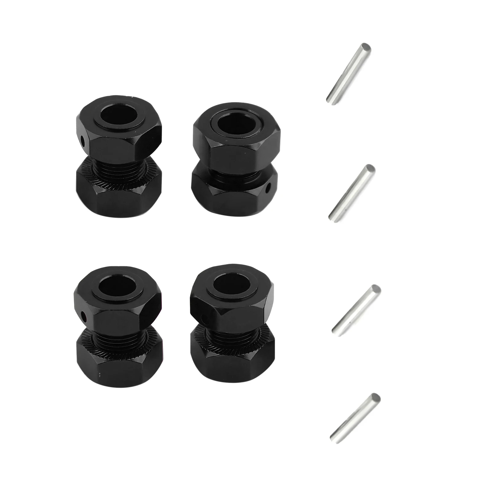 4szt Metalowe piasty kół 17mm Sześciokątne złączki Nakrętka zapobiegająca poluzowaniu Części do Arrma 1/8 6S KRATON OUTCAST RC Car Accessory