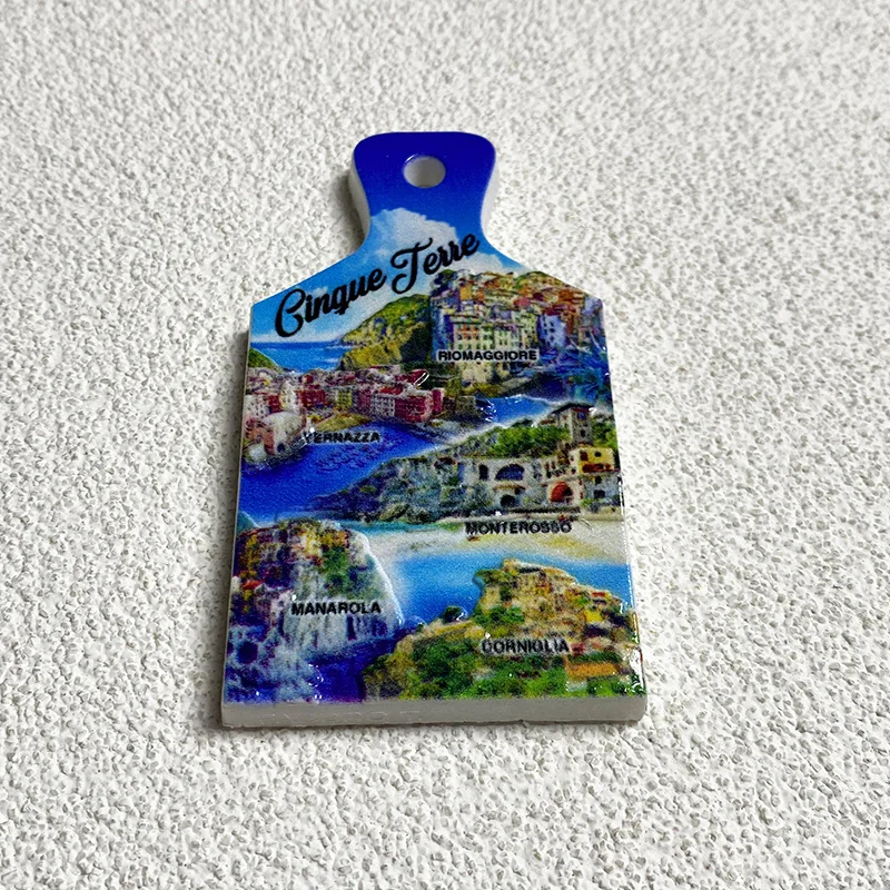 

Italian Cinque Terre 3D Resin Fridge Magnet - Riomaggiore, Vernazza, Monterosso, Manarola, Corniglia