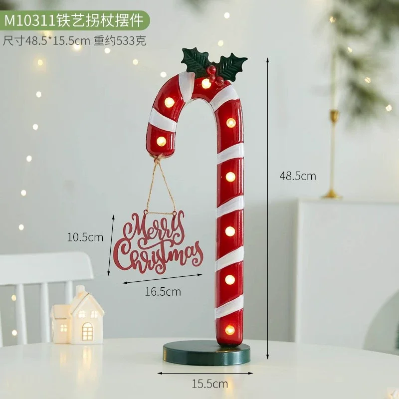 Christmas Decorations Small House Mailbox Indoor and Outdoor Ornaments Restaurant Hotel Photography Window Wooden