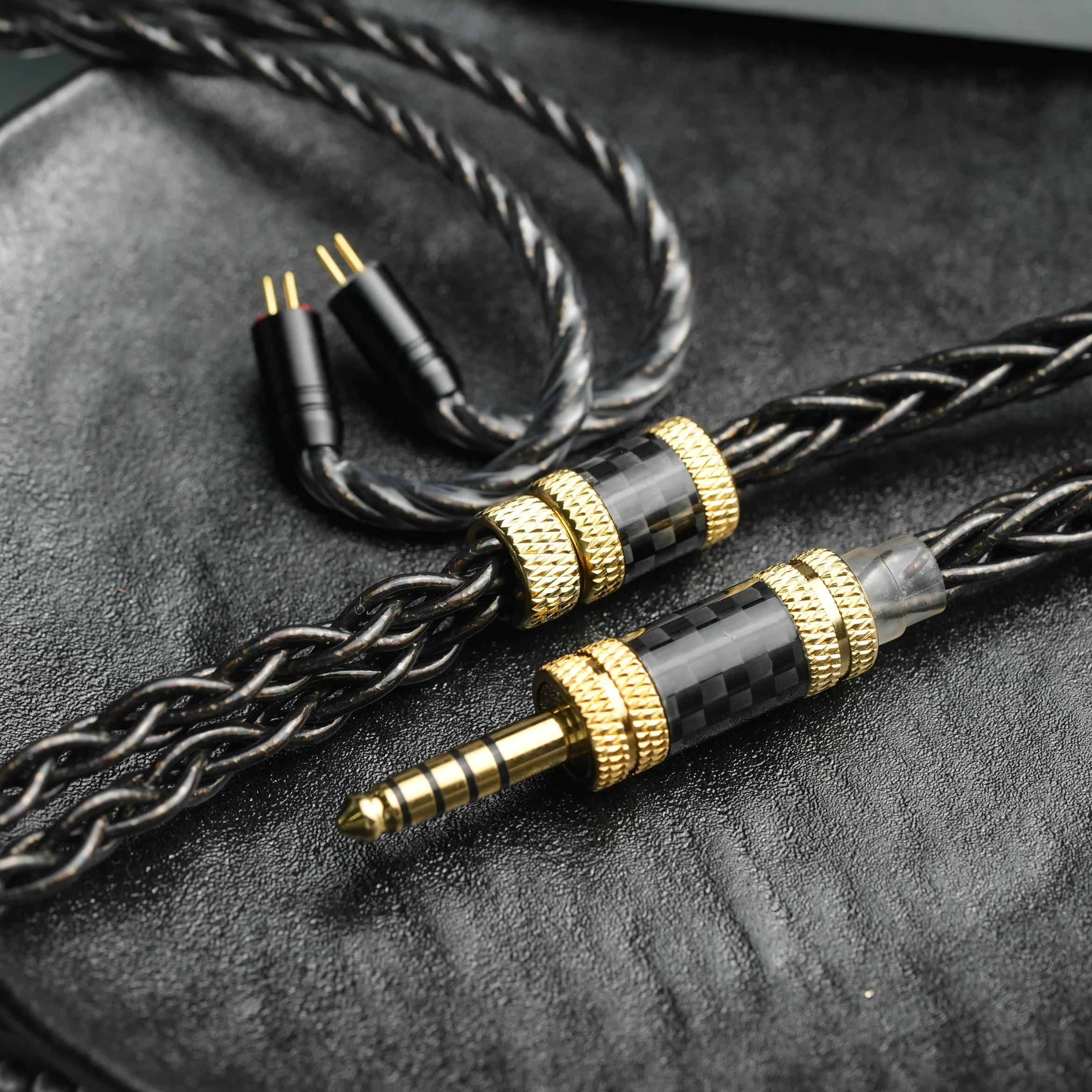 ZiSin 34 8 çekirdek amiral gemisi çok eleman HIFI kulaklık yükseltme kablosu ile 4.4/3.5mm MMCX 0.78, cesaret F1 AKG MK4 IEM için uygun