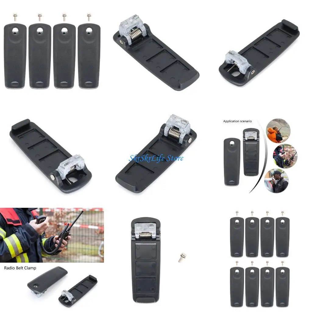 

Зажимы для ремня микрофона E65E для VX231 Ручные двусторонние радиодинамики VX-231