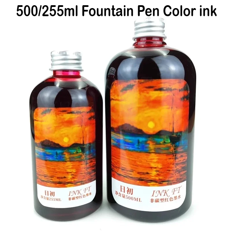 500 мл/255/50 мл 24 цвета в бутылках перьевая ручка чернила для ручки чернила школьные канцелярские принадлежности для JINHAO HONGDIAN MAJOHN