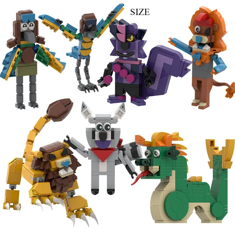 

791PCS Mystical Animal Building Set - MOC Fantasy Creature Model for Adult Collectors, DIY Display Gift with Guidebook