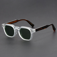 Retro Polarized Sunglasses for Men Frame Polygonal Women's Sunglasses Outdoor High Quality Travel Glasses UV400
