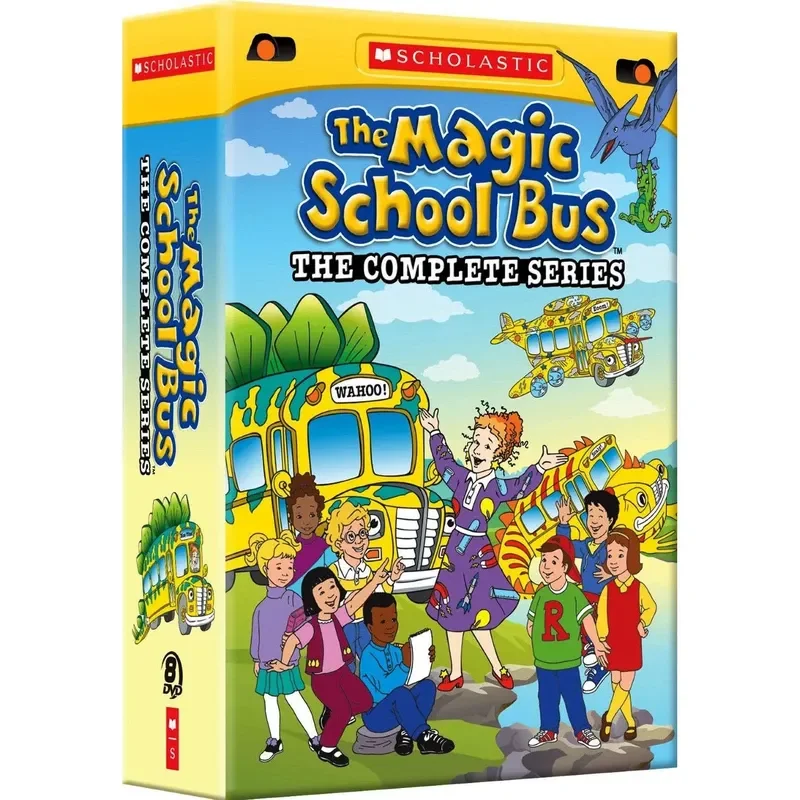 The Magic School Bus 52 Episodes Cartoon 8 Discs DVD Original Acoustic English