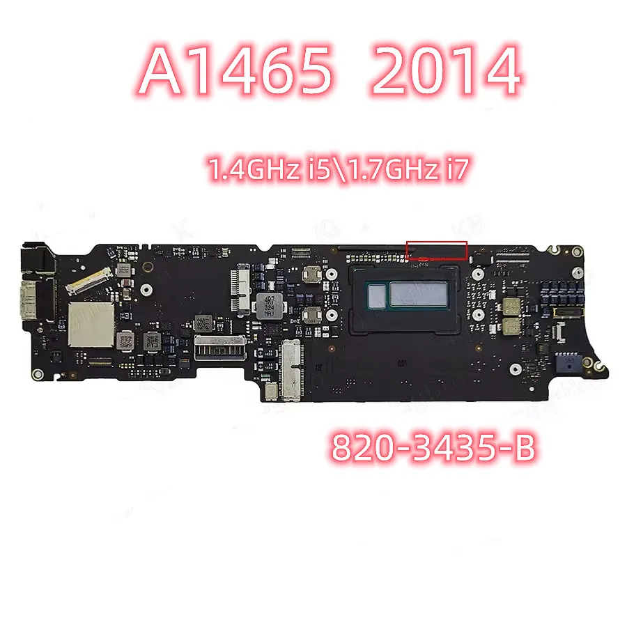 

Original A1465 Logic Board 1.4GHz i5 1.7GHz i7 4GB 8GB For Macbook Air A1465 Motherboard 2014 Years 820-3435-B