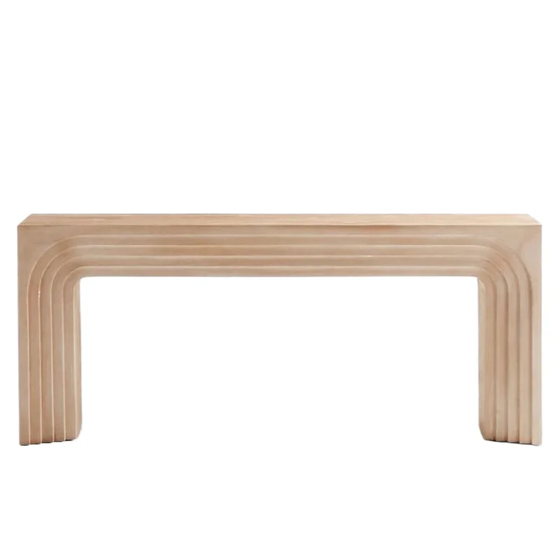 Medieval silent wind case Nordic entrance table, aisle corridor end view table log wind