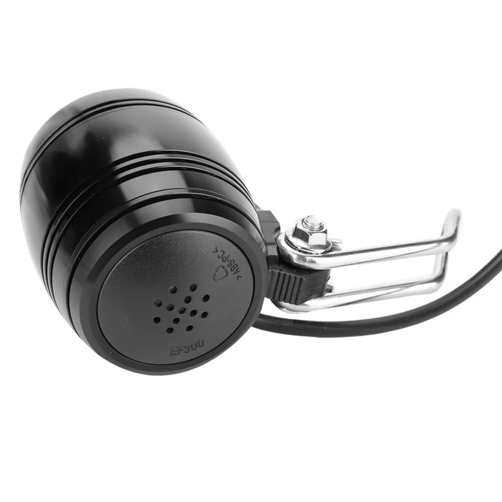 

Aluminum Alloy E-Bike Headlight with 1.5m Length Cable 2 in1 LED Headlight & Horn Headlight Horn Bright Bike Front Light