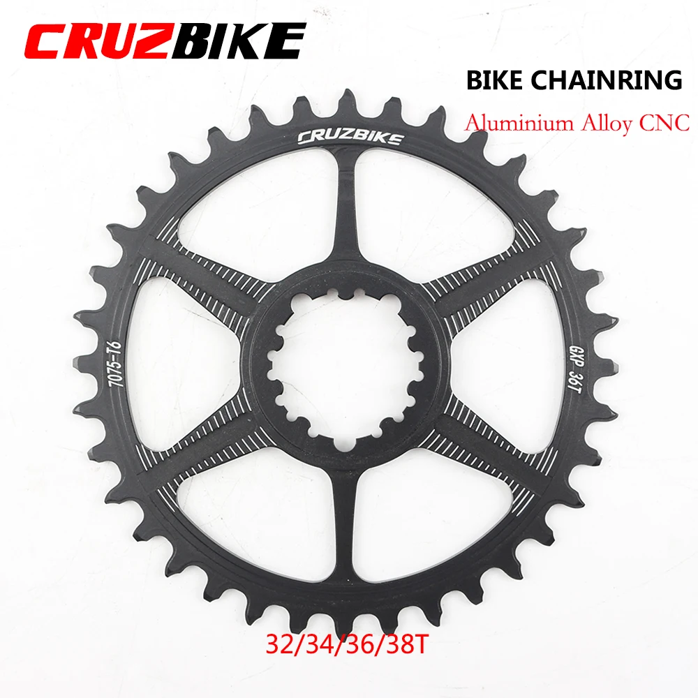 

CRUZbike Chainring Bike MTB Mountain Bike 32T/34T/36T/38T Crown Bicycle Chain wheel Single Disc Tray