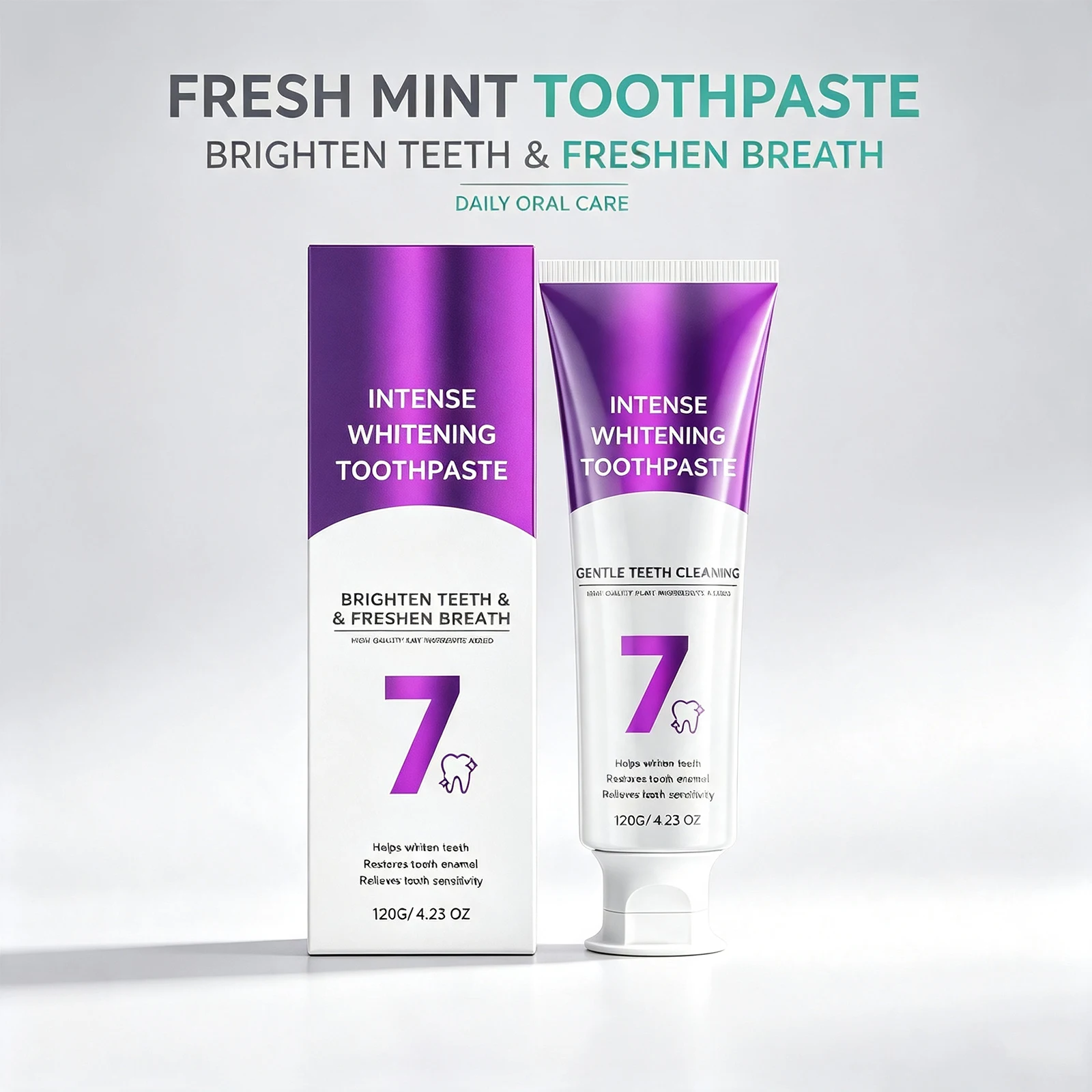 Fresh Mint Toothpaste Gentle Surface Stain Removal Daily Oral Care Fresh Breath
