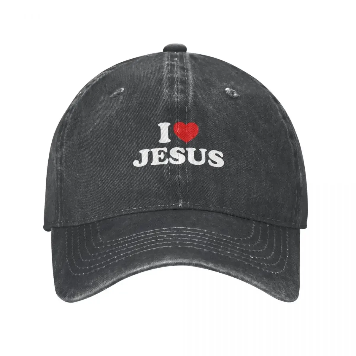 

Бейсбольная кепка I Love Jesus, бейсболка от солнца, женская шляпа, 2023, мужская