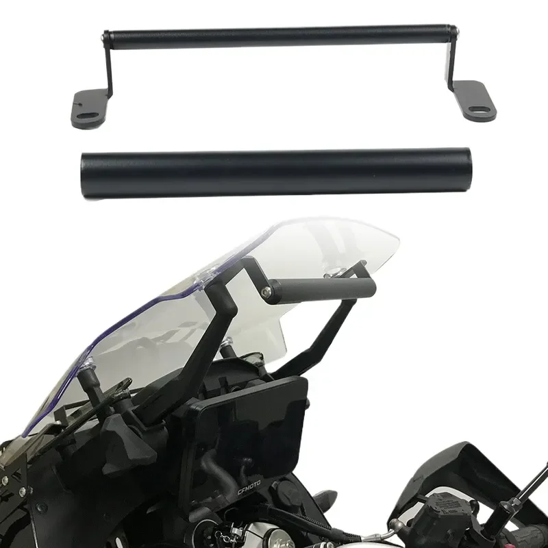 Universal Motorcycle Phone Mount Navigation Bracket Holder with Extension Rod Compatible with CFMOTO MT800 Modified Bike