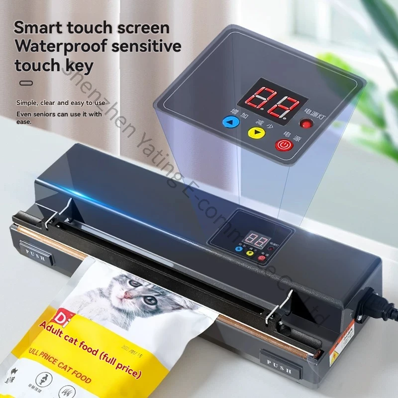 Semi-automatic Sealing Machine FKM88 Desktop Fast Commercial Heat Plastic Bag Food Snack Tea Film Aluminum Plastic Sealer