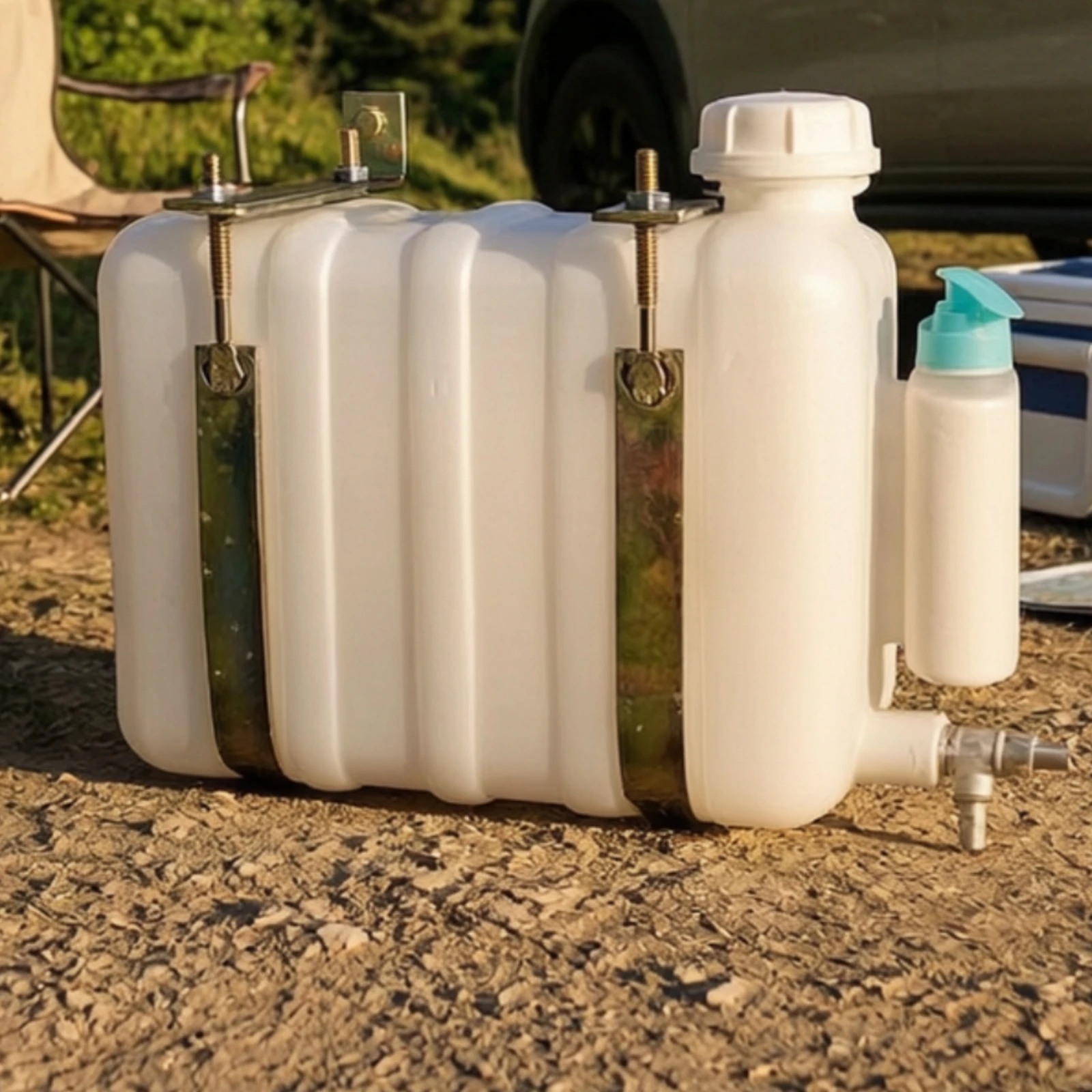 Truck Hand-Washing Water Tank Compact Onboard Hand Wash Station Mounted Handwashing Reservoir Practical for Delivery Workers