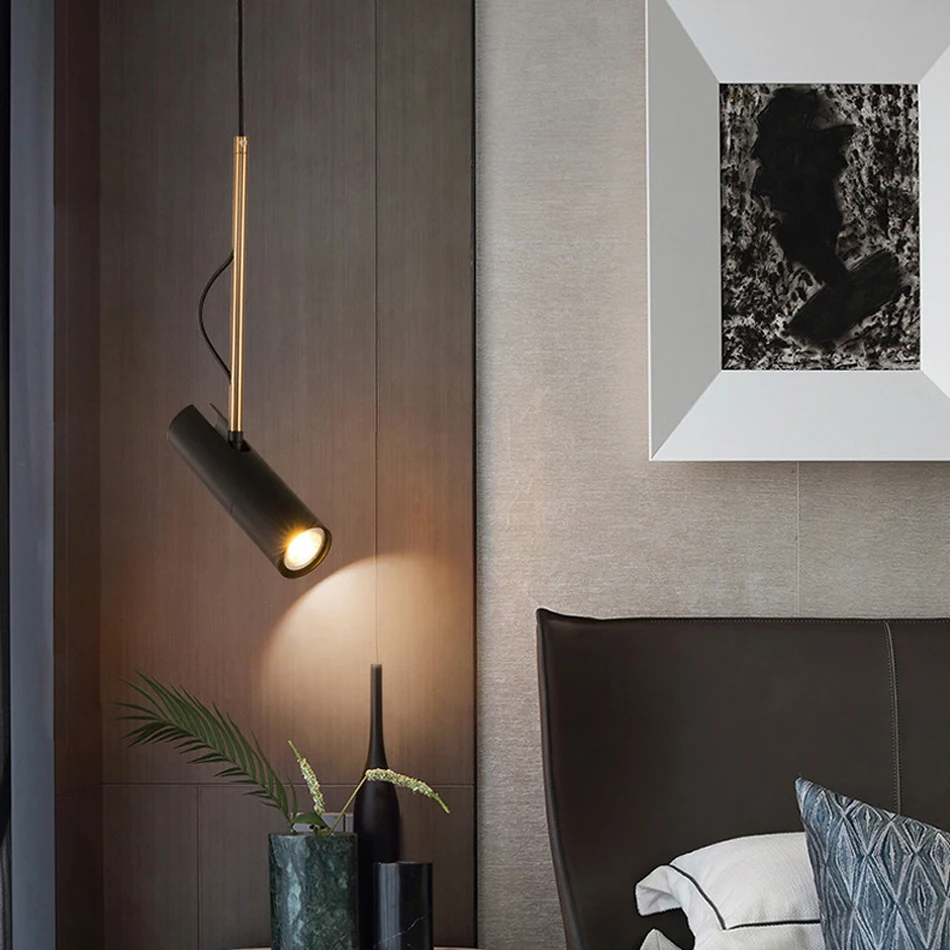 Nordic Modern LED Hanging Lamp Chandelier Fixture 7W For Bedroom Bedside Reading Restaurant Bar Coffee Decor Pendant Lights