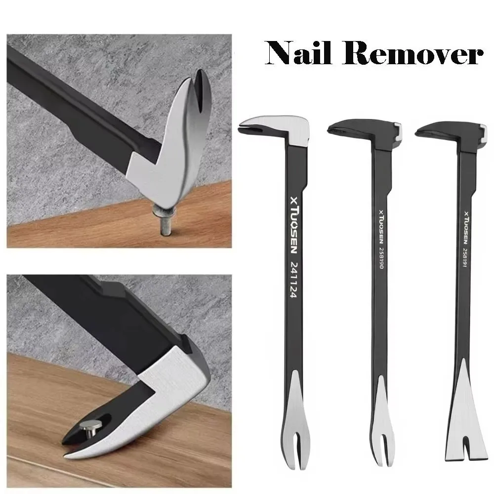 Portable High Hardness Nail Lifting Tool Rust-proof Effortless Nail Puller Pry Bar for Home Woodworking Tools