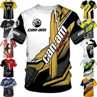Fashion BRP Can-Am Motorcycle 3D Graphic Printed T-Shirt Unisex Cool Racing Team Sports Short Sleeved Tee Tops